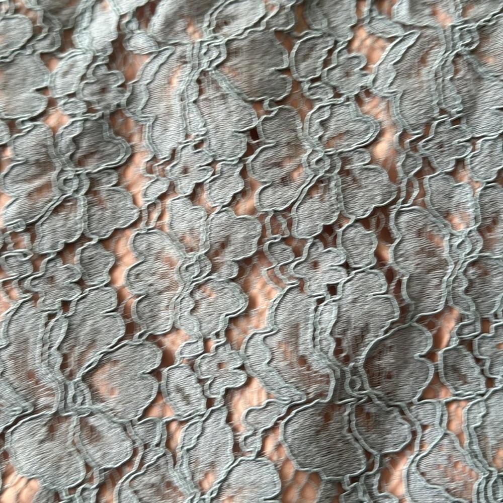 TAHARI HIGH NECK LACE PENCIL DRESS - Picture 3 of 9